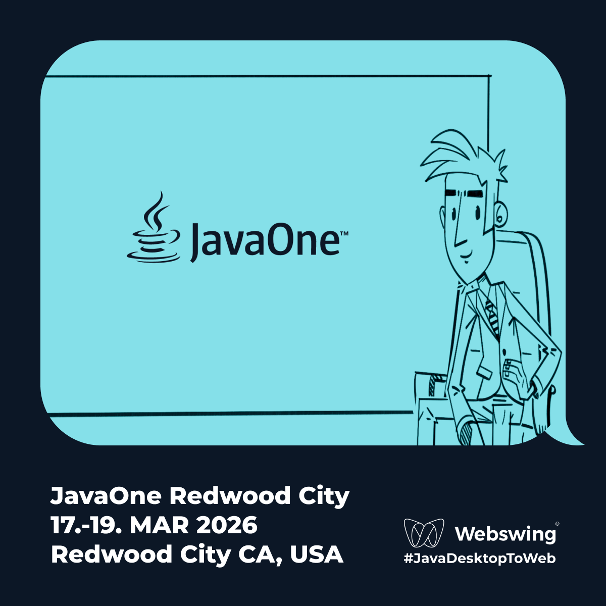 Meet us at JavaOne in Redwood City, USA 2026