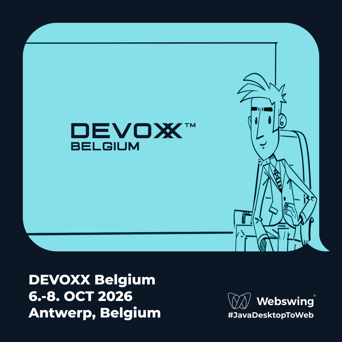 Meet us at DEVOXX Belgium in Antwerp, Belgium 2026