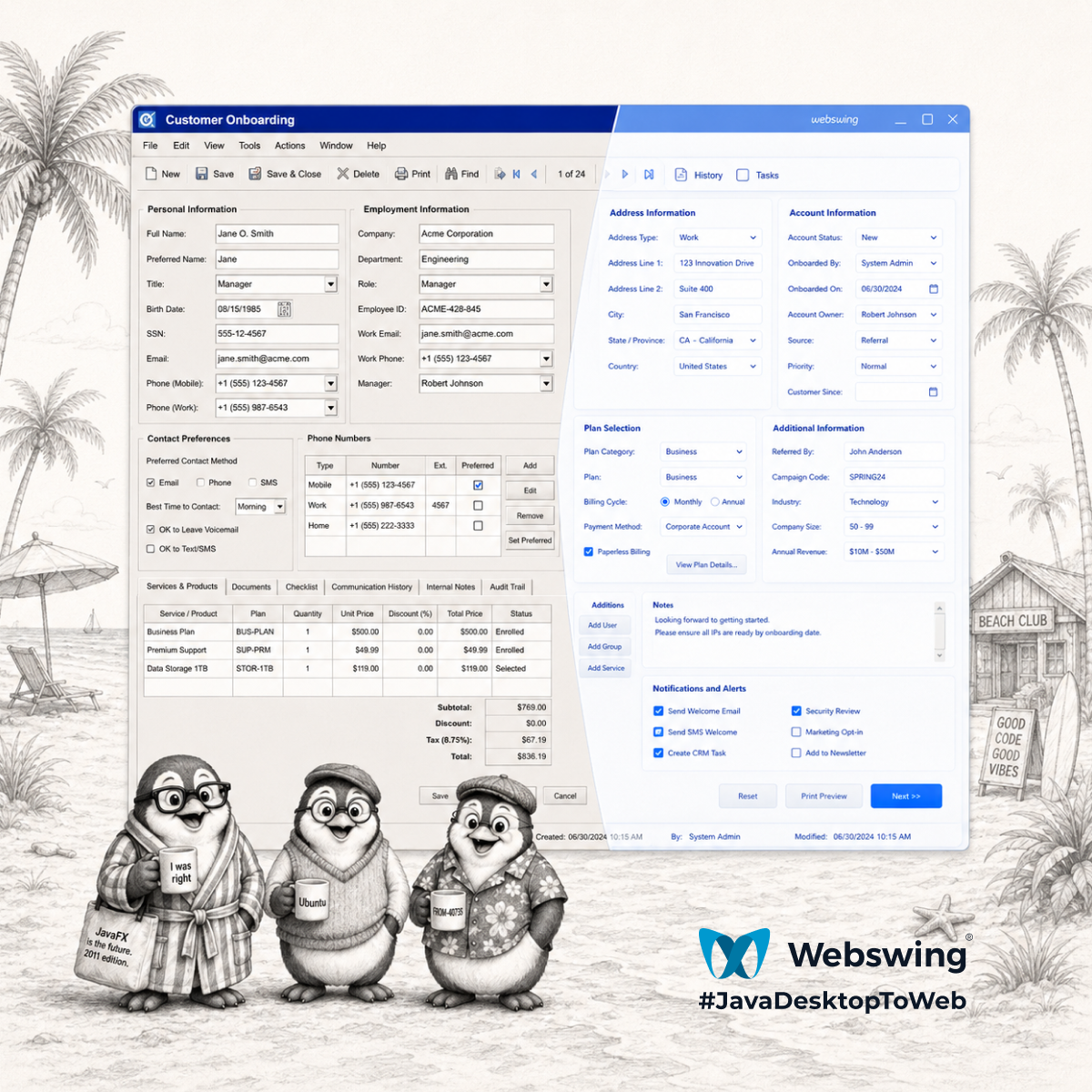 Your Java Swing App Can Look Like a Modern Web App. Without Rewriting It.