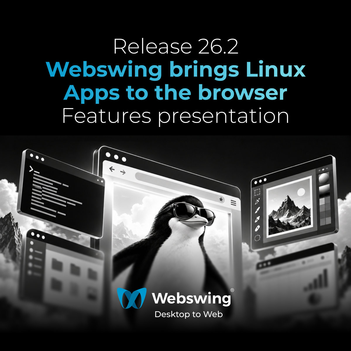 26.2 Release - Webswing brings Linux Apps to the browser